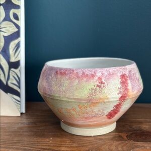 Handcrafted Ceramic Bowl - Multicolor